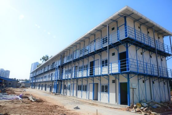 Huizen met een koolstofarme villa van sandwichpaneel en geprefabriceerd stalen structuur systeemontwerp