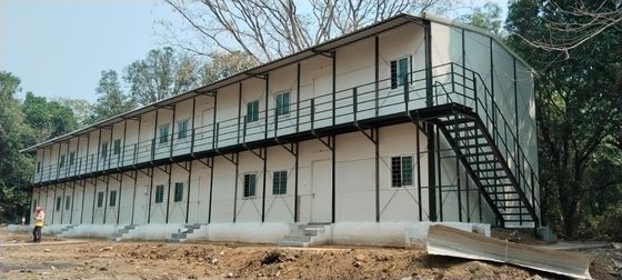 Huizen met een koolstofarme villa van sandwichpaneel en geprefabriceerd stalen structuur systeemontwerp