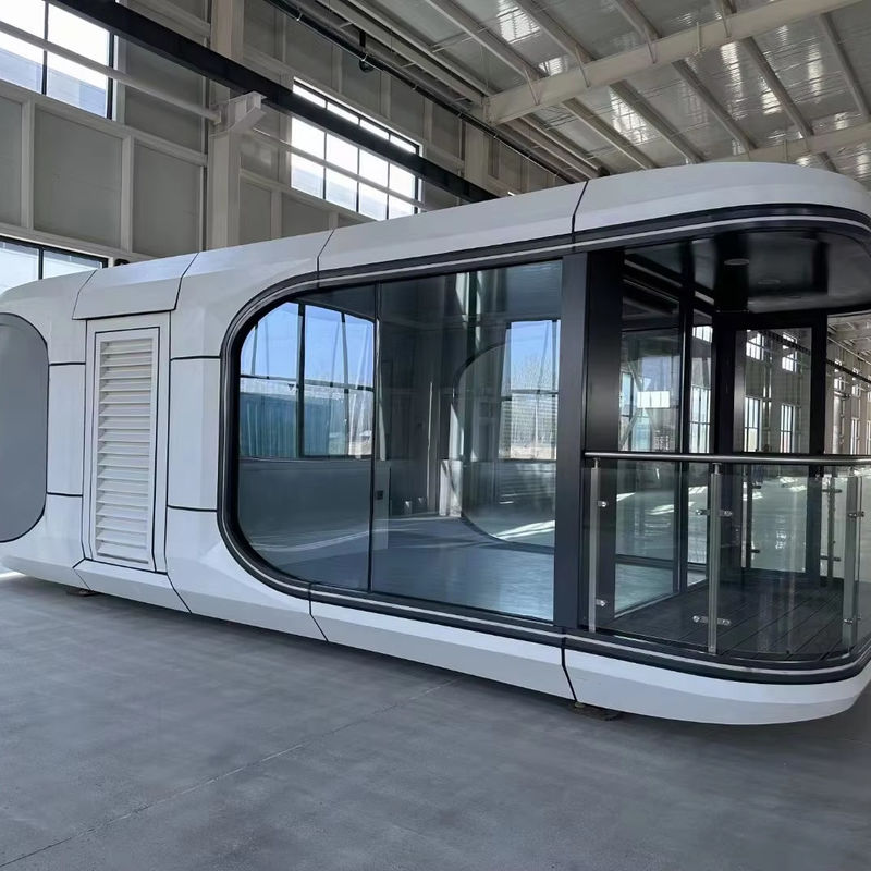 Luxe Outdoor Resort Mobile Prefab Tiny Houses Home Space Capsule Living Container Huis voor Hotel in aangepaste kleur