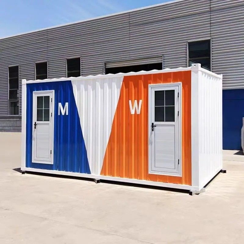 Scandinavische design stijl aangepast draagbaar mobiel openbaar toilet opvouwbaar kamperen luxe draagbare site toilet