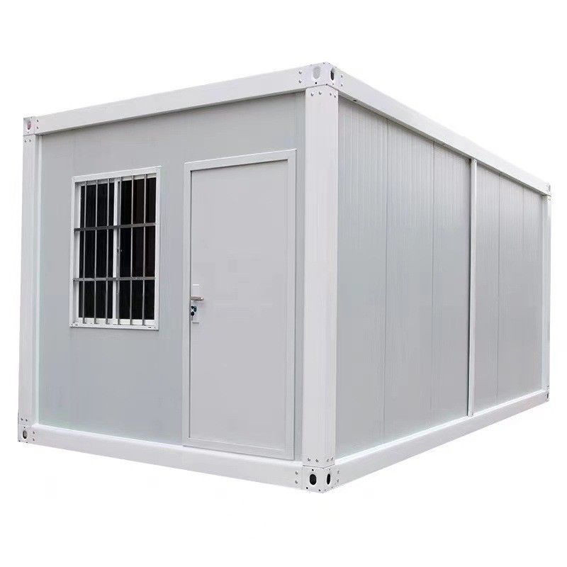20ft/40ft aangepaste glazen gordijn muur staal sandwich paneel afneembare container huis voor uw klant vereisten