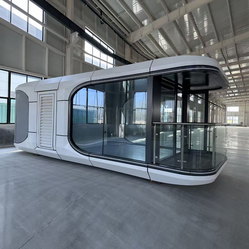 Reasonable Outdoor Contemporary Design Style Staalcontainer Capsule Home Modulaire Capsule Hotel Waterdicht en vochtdicht