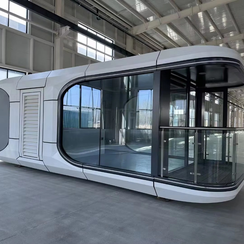 Sandwich Panel Door Beste Mobiele Huis Moderne Prefab Huis Luxe Modulair Hotel Woonhuis Villa Ruimte Capsule Huis