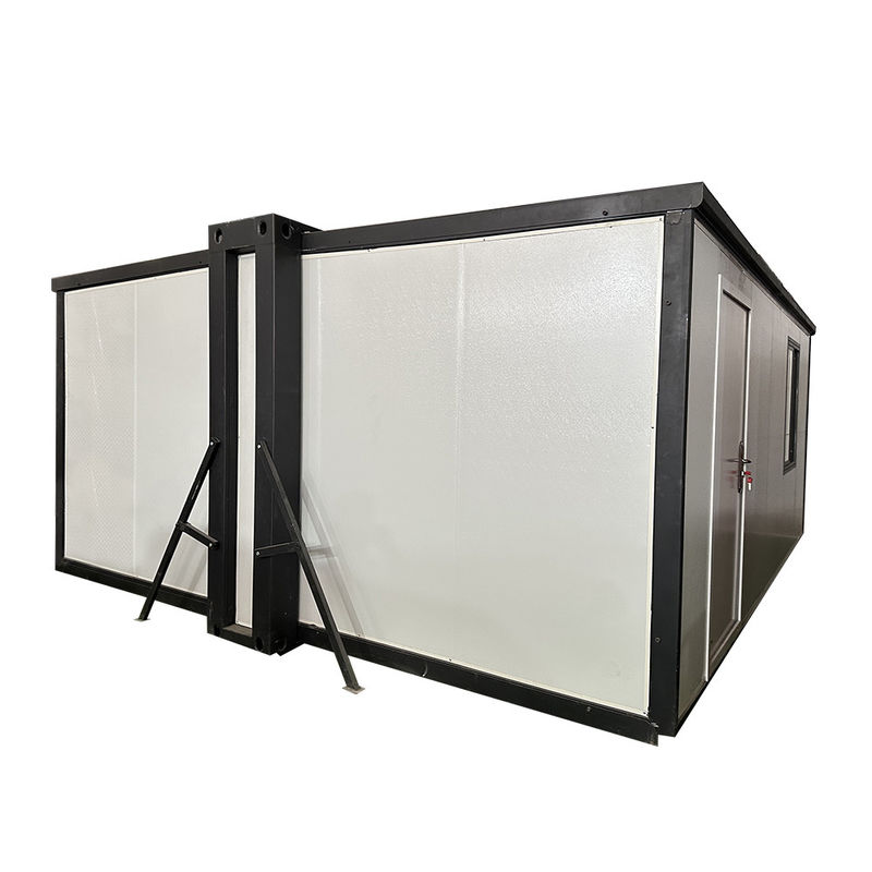 15-30 jaar levensduur Luxe 40 ft brandwerend prefab mobiele kleine woning met flexibele montage