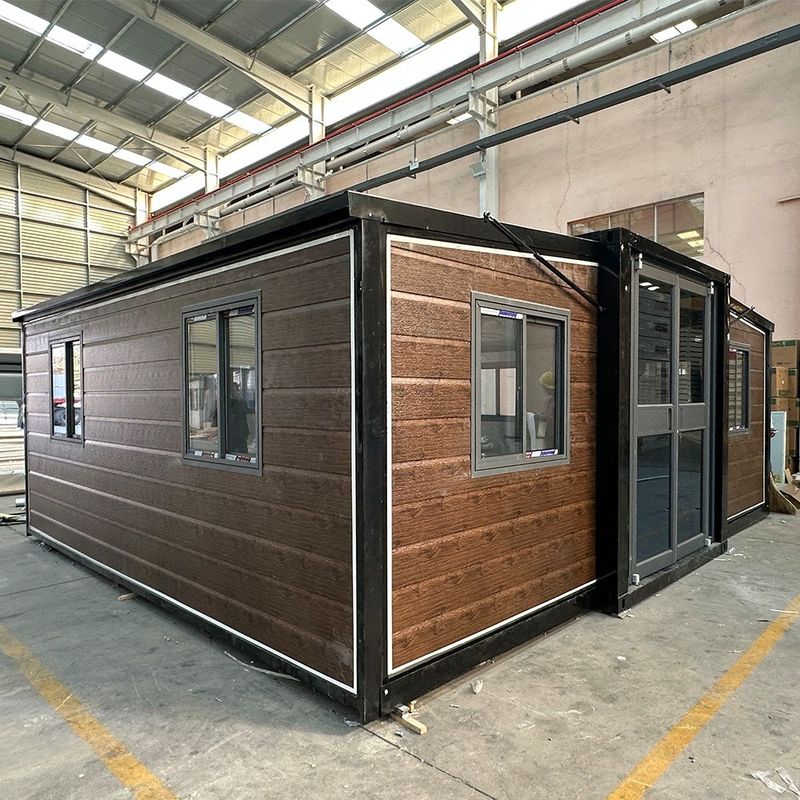 Uitbreidbaar Containerhuis Brandbestendig Stalen Frame Prefabricated Home Villa 40ft 20ft Makkelijk te installeren voor levensduur 15-30 jaar