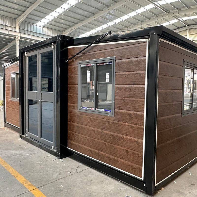 Warm Steel Frame Prefab Modulair Gebouw Huis Volledig aangepast 20 Ft 40 Ft Tiny House Container voor in Huis Huis Hotel