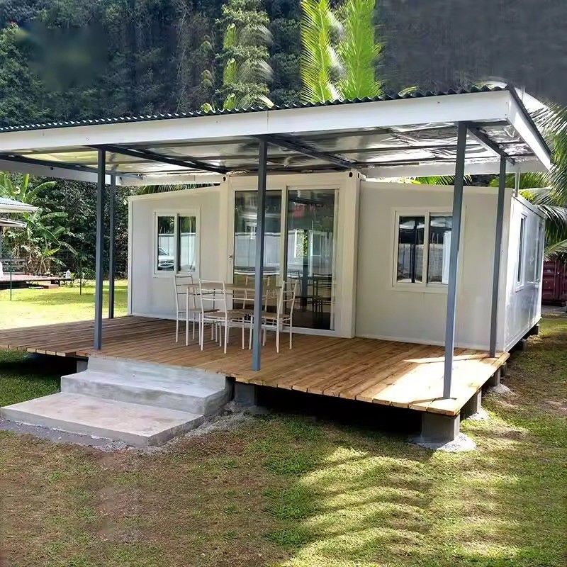 20ft 30ft 40ft High Grade Luxury Customized Layout Uitbreidbaar containerhuis met sandwichpaneel en aluminium deur