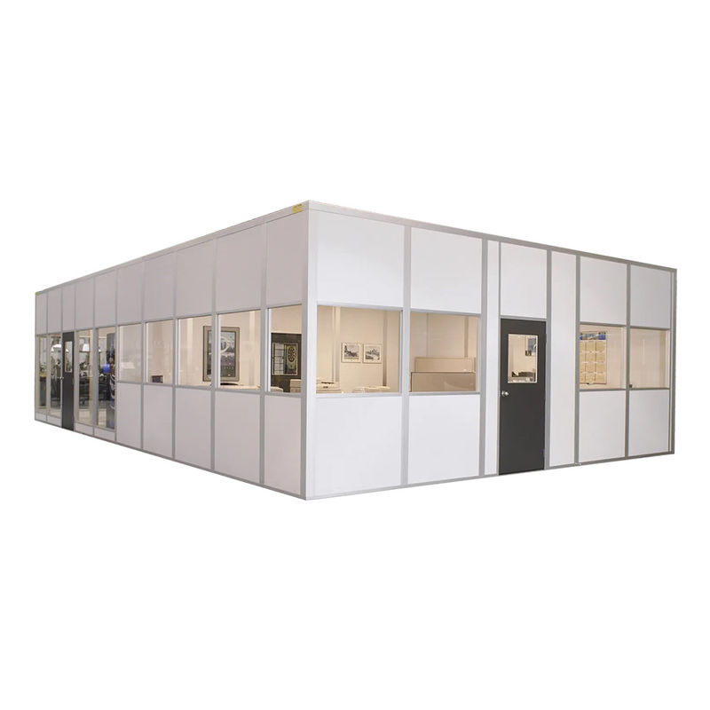 Containervervoer gegalvaniseerde staalstructuur sandwichpaneel 40ft prefab mobiele containerhuizen voor buitenkantoor
