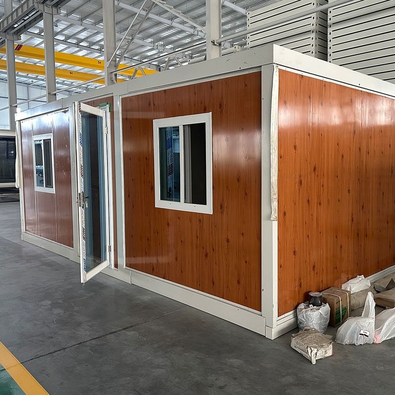 Kantoorgebouw Draagbaar uitbreidbaar containerhuis 20ft prefab huizen uitbreidbaar containerhuis met vrije lay-out design