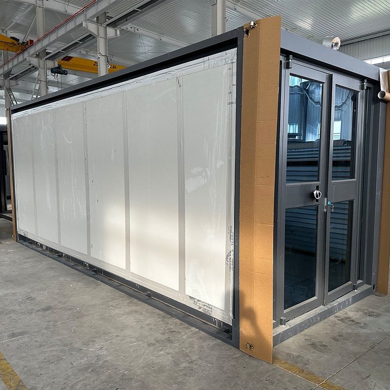 15 -25 Jaar Levensduur 20 40 ft Prefab licht staal frame Customized Layout Uitbreidbare container huis voor camping huis