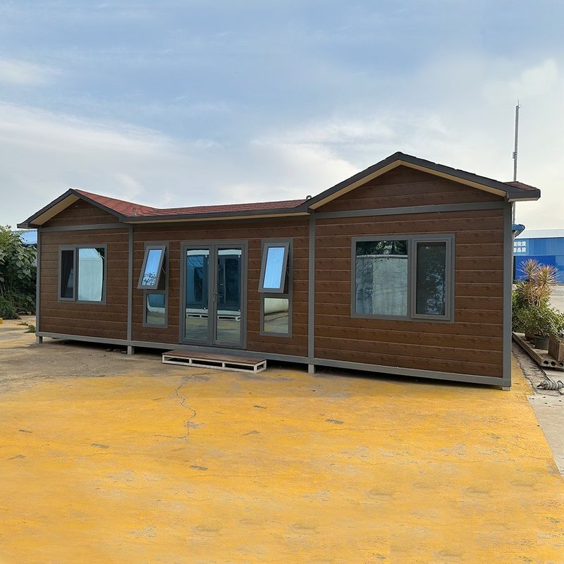 Dome Prefab Huizen 3 slaapkamers Luxe Flat Pack Container Huis voor huis en lokale standaard elektriciteit