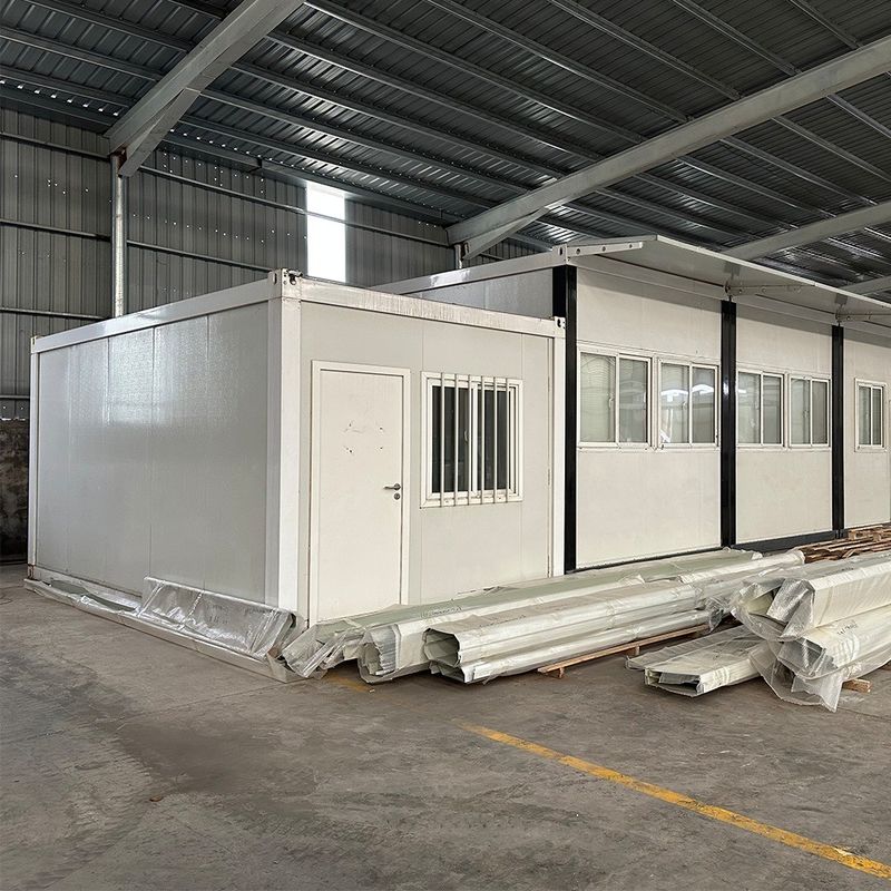 Op maat gemaakte kleur Luxe Houten Huis Prefab Hotel 3 Kamers en 4 Slaapkamers 20 ft Huis Kit Prefab Flat Pack Container Huis