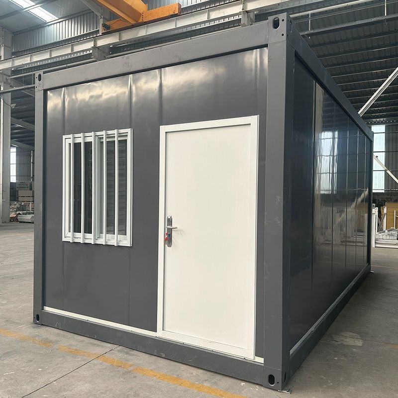 Breathable Black Professional Supply 40ft Easy Assembly Flat Pack Container opslag Hurricane Proof Prefab Container Huis