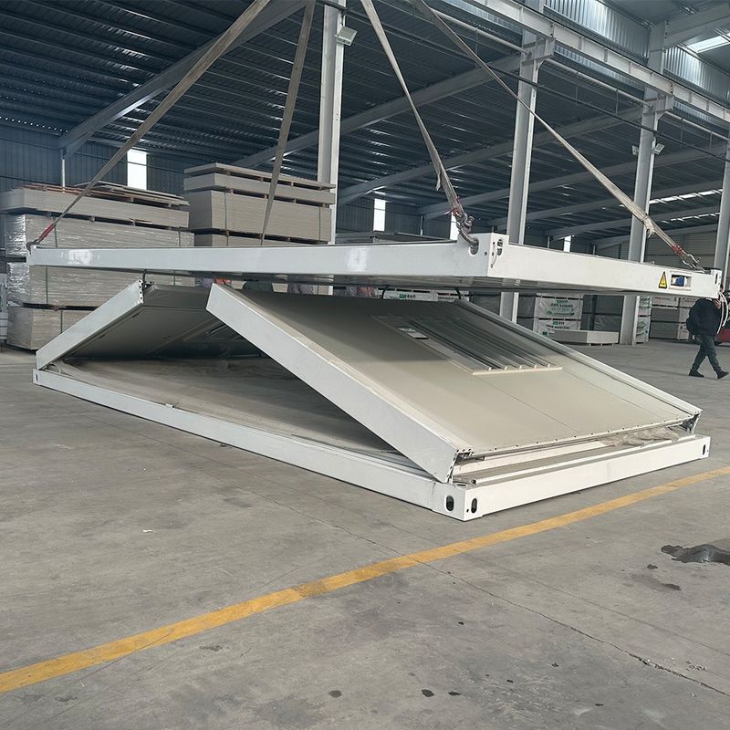 Folding Container Huis voor kantoor Professionele Aanpasbaar 20 voet Brandbestendige Prefab huis