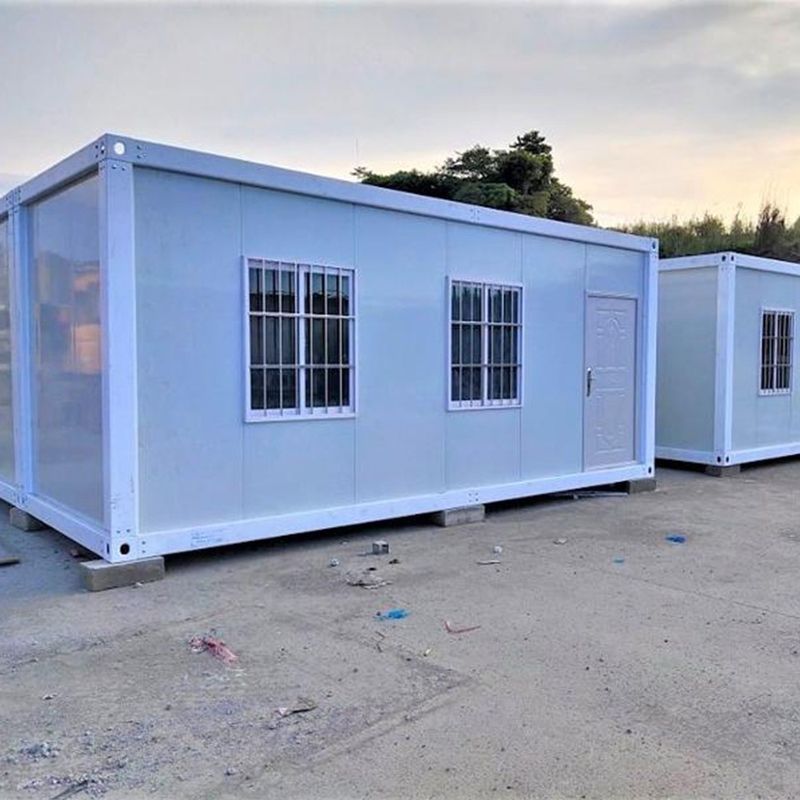 Opvouwbaar Luxe Modulair Huis 20 ft Luxe Afneembare Containerhuis Standaarddikte Prefabricated Modular Prefab House