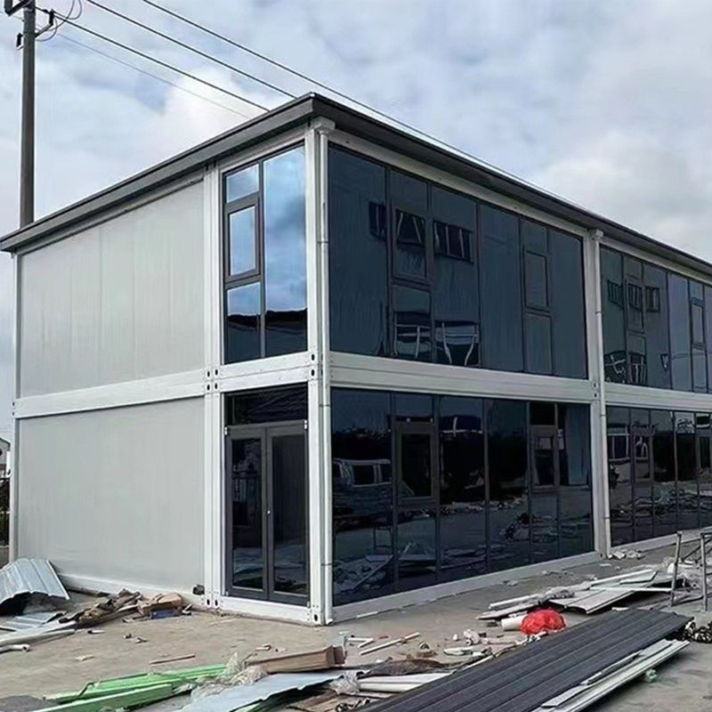 Gegalvaniseerde staalframe Afneembare containerhuis voor makkelijk te monteren modulaire containerhuizen prijzen