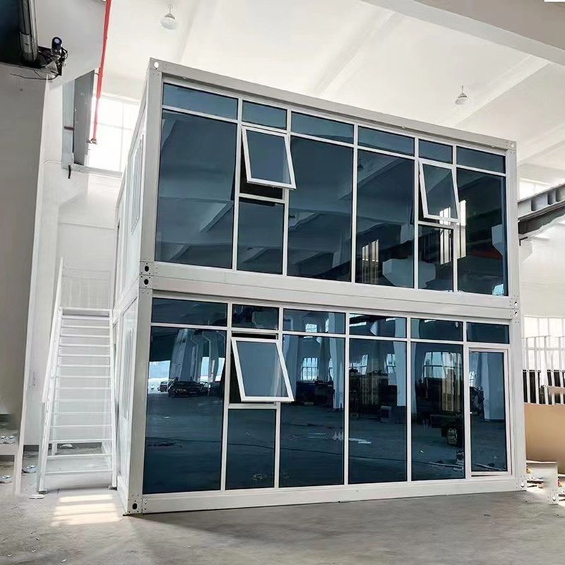 Afneembare containerhuis klaar om te wonen aangepaste kleur gemakkelijk te installeren containerhuizen 40ft luxe huis