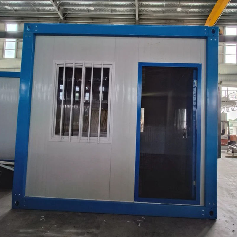 Afneembare geprefabriceerde mini-huis met aangepast wandmateriaal 50 mm EPS / Rockwool en gemakkelijke montage