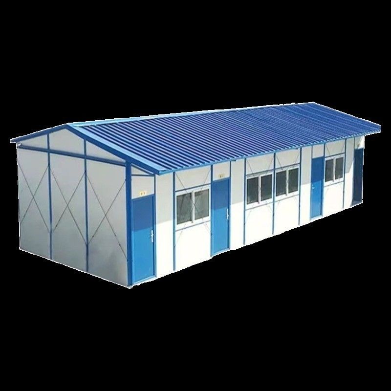Gemakkelijk te installeren Prefabricated Modern House met 50/75/100mm Wave Sandwich Panel Wall